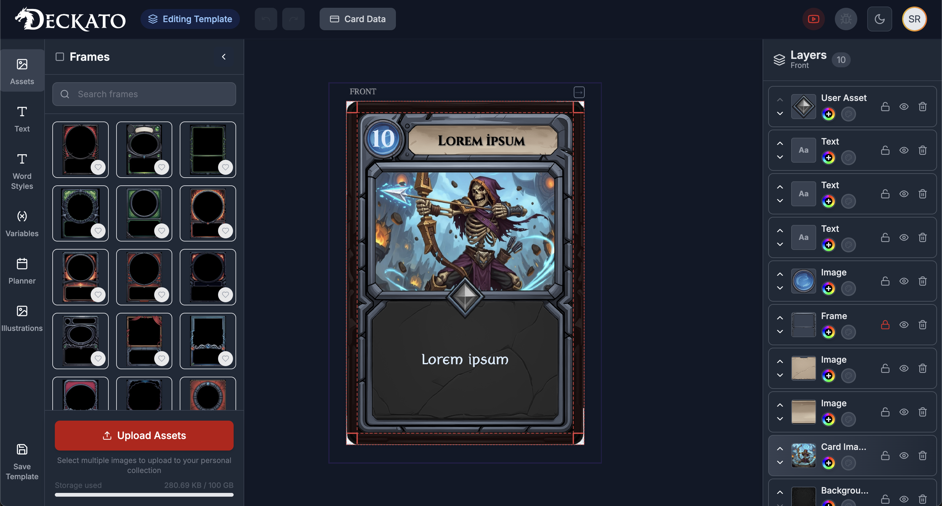 Card Creator Preview
